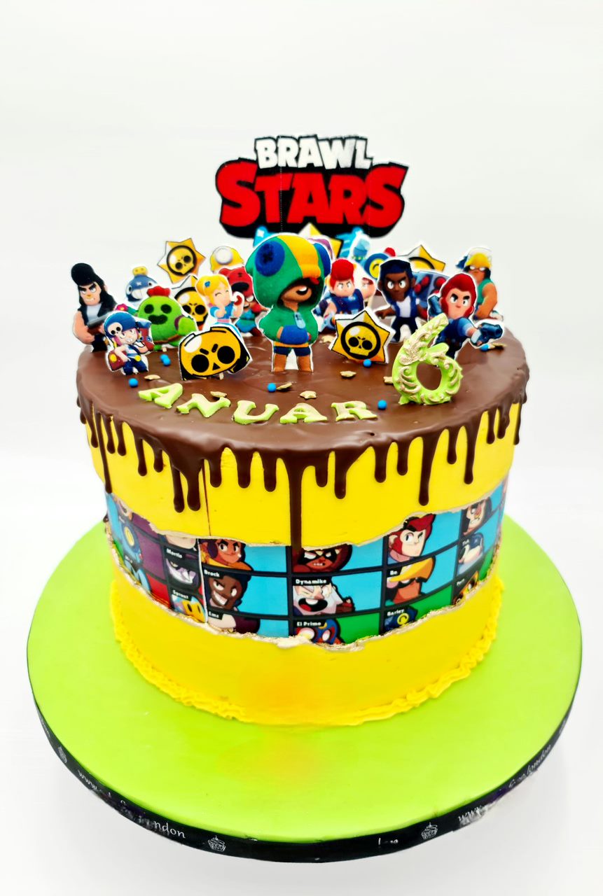 Brawl Stars Battle Birthday Cake