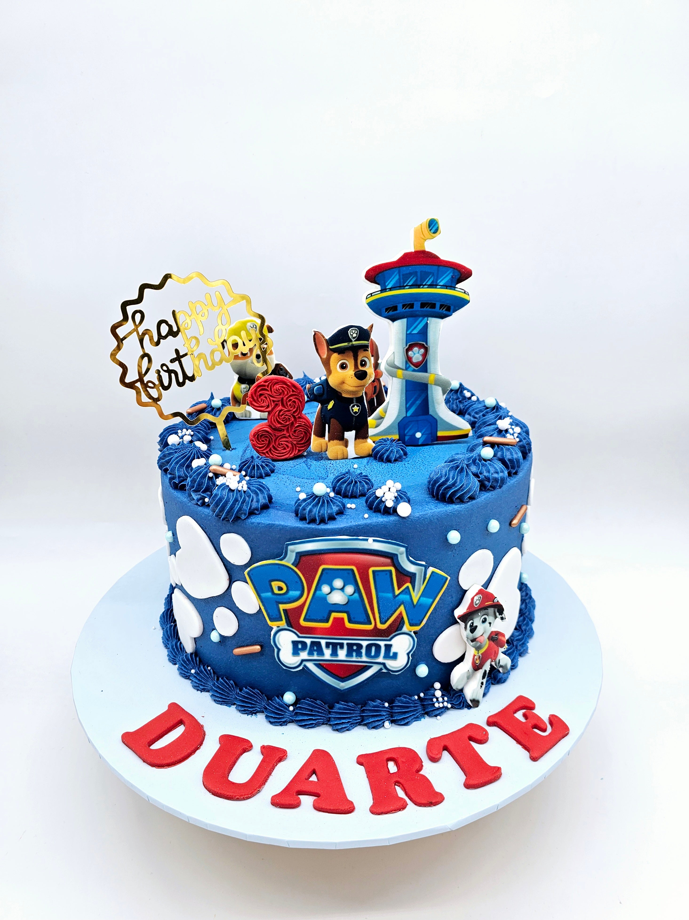 Eggless Paw Patrol Birthday Cake - Cake Secret