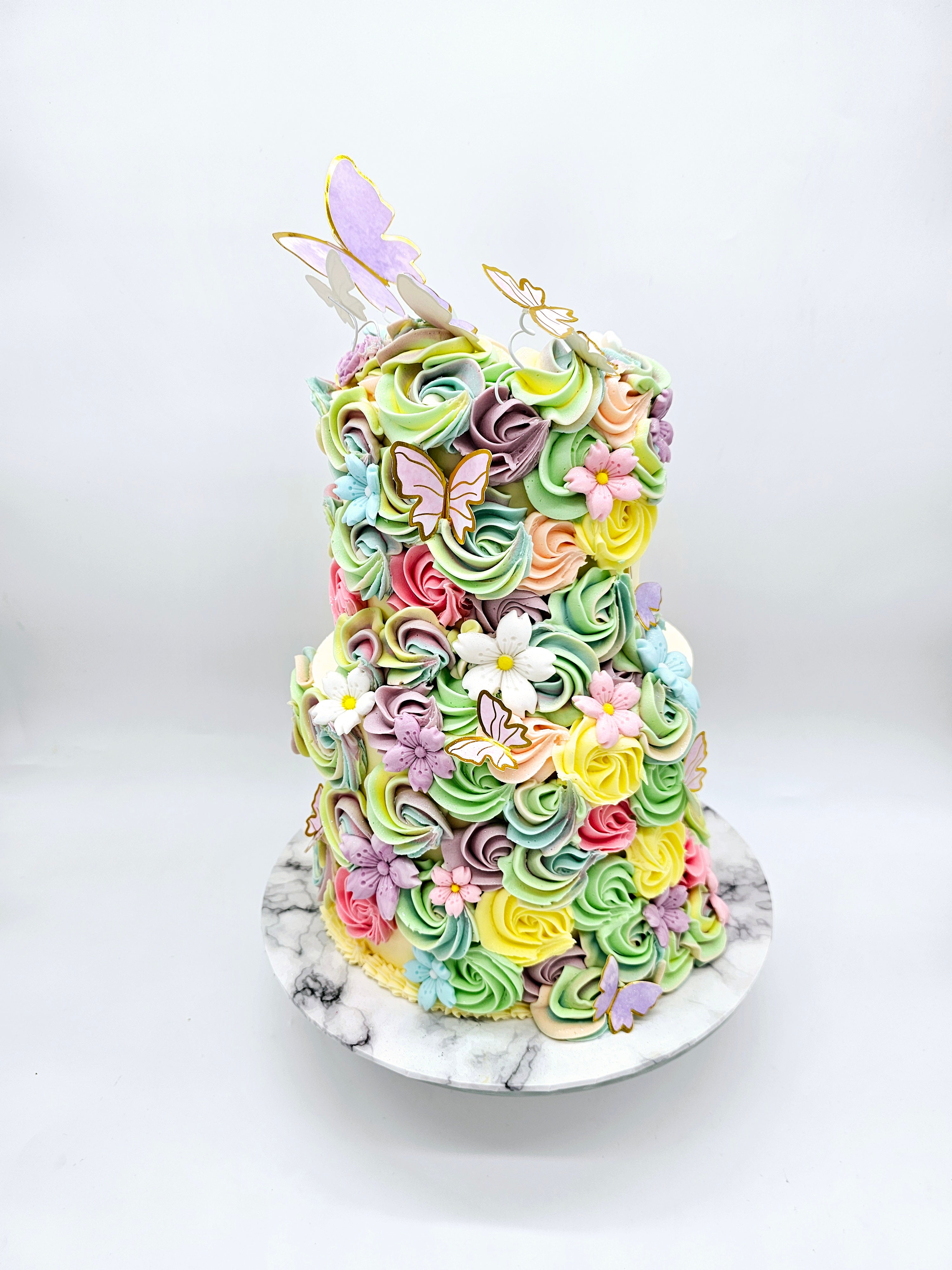 Butterfly Dreams First Birthday Cake - Cake Secret
