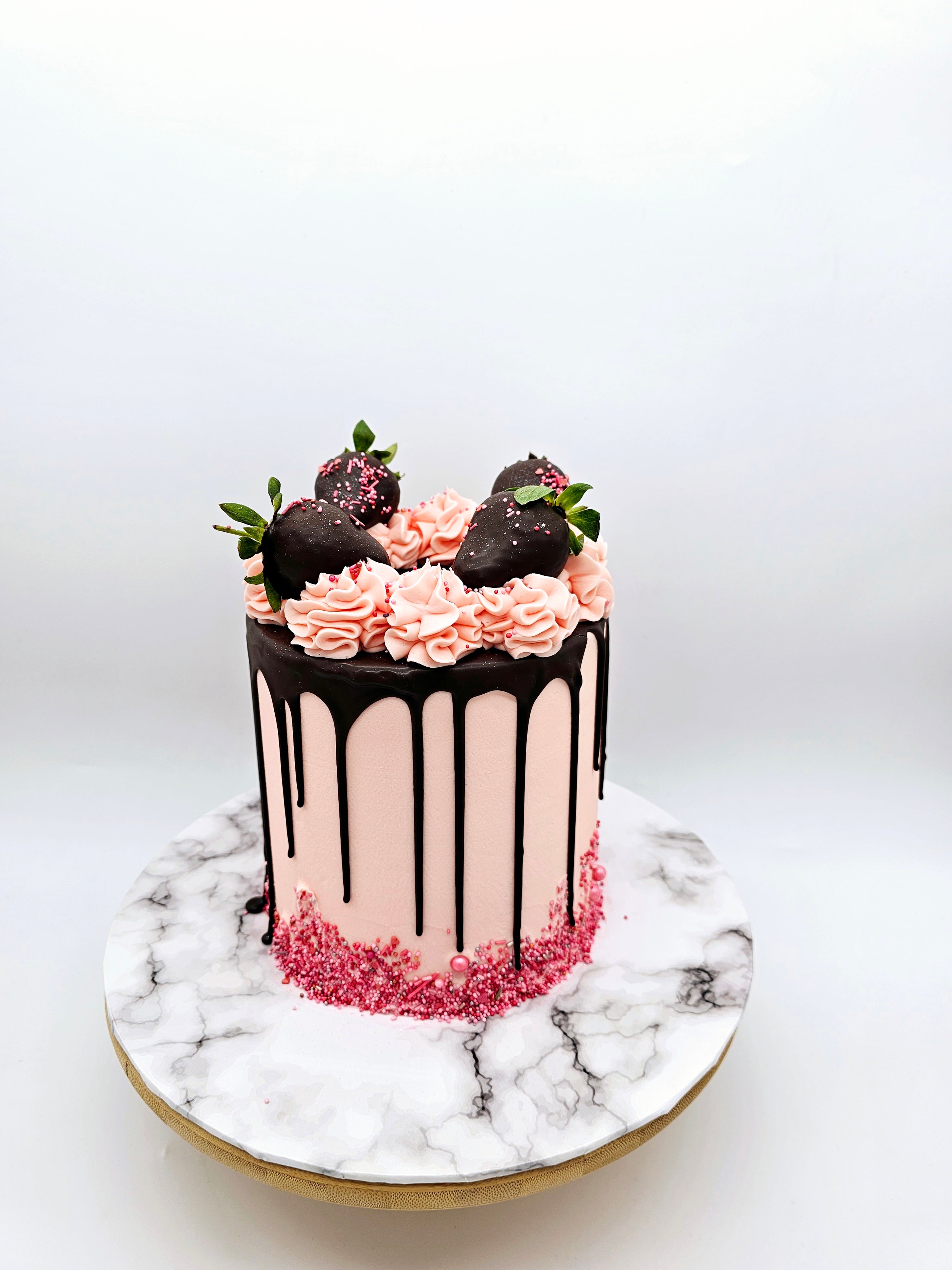 Chocolate Strawberry Valentine’s Cake - Cake Secret