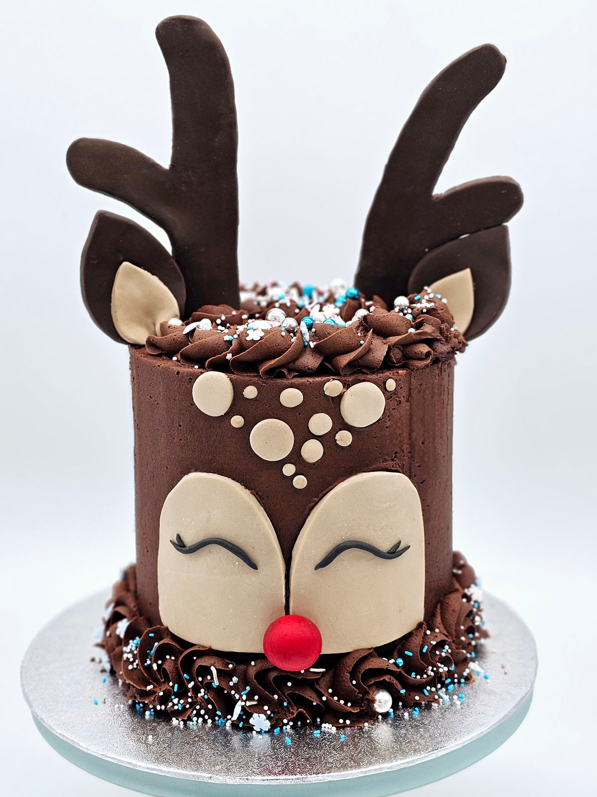 Rudolph Chocolate Christmas Cake