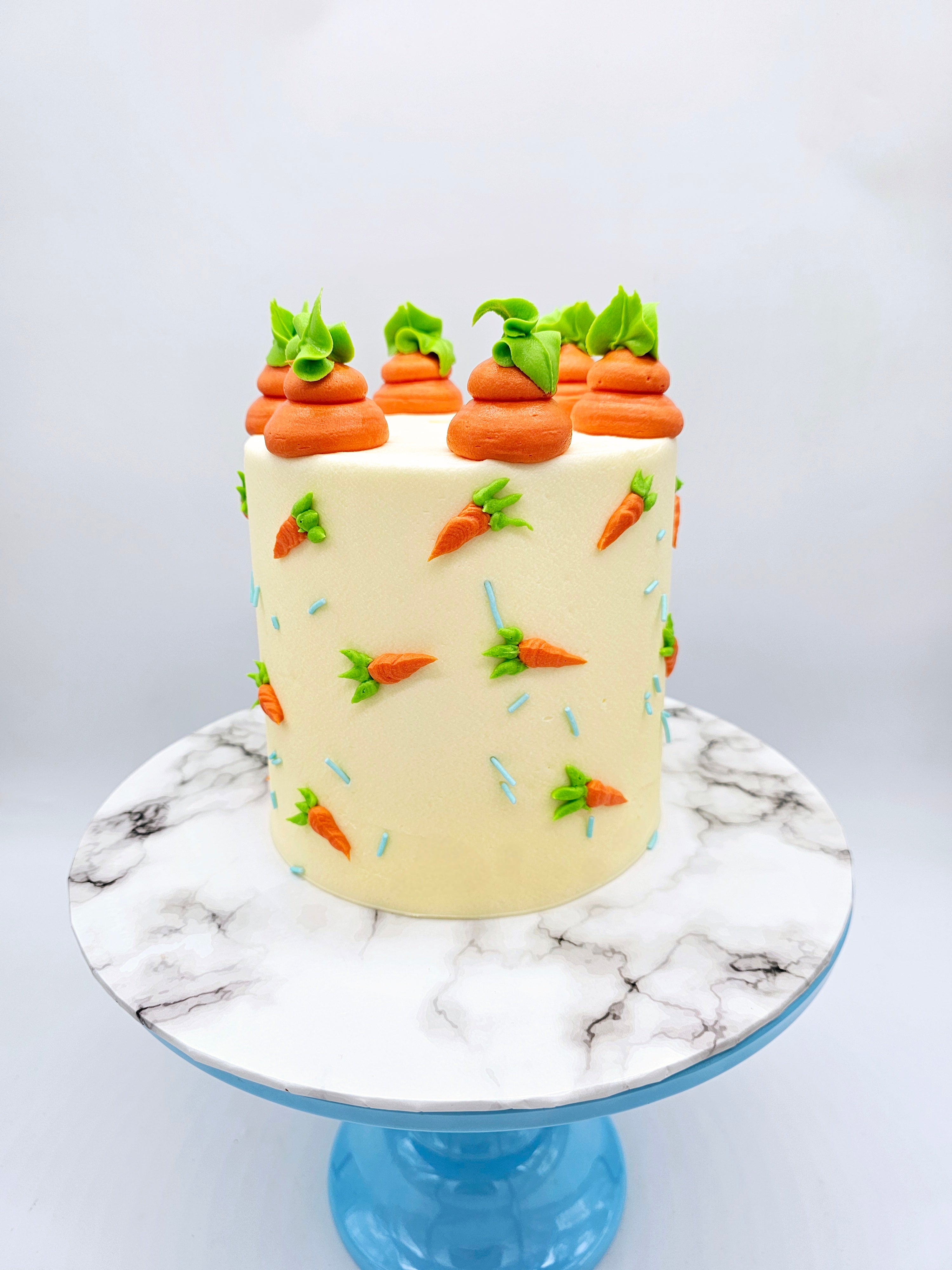 Carrot Garden Delight – Easter Buttercream Cake - Cake Secret
