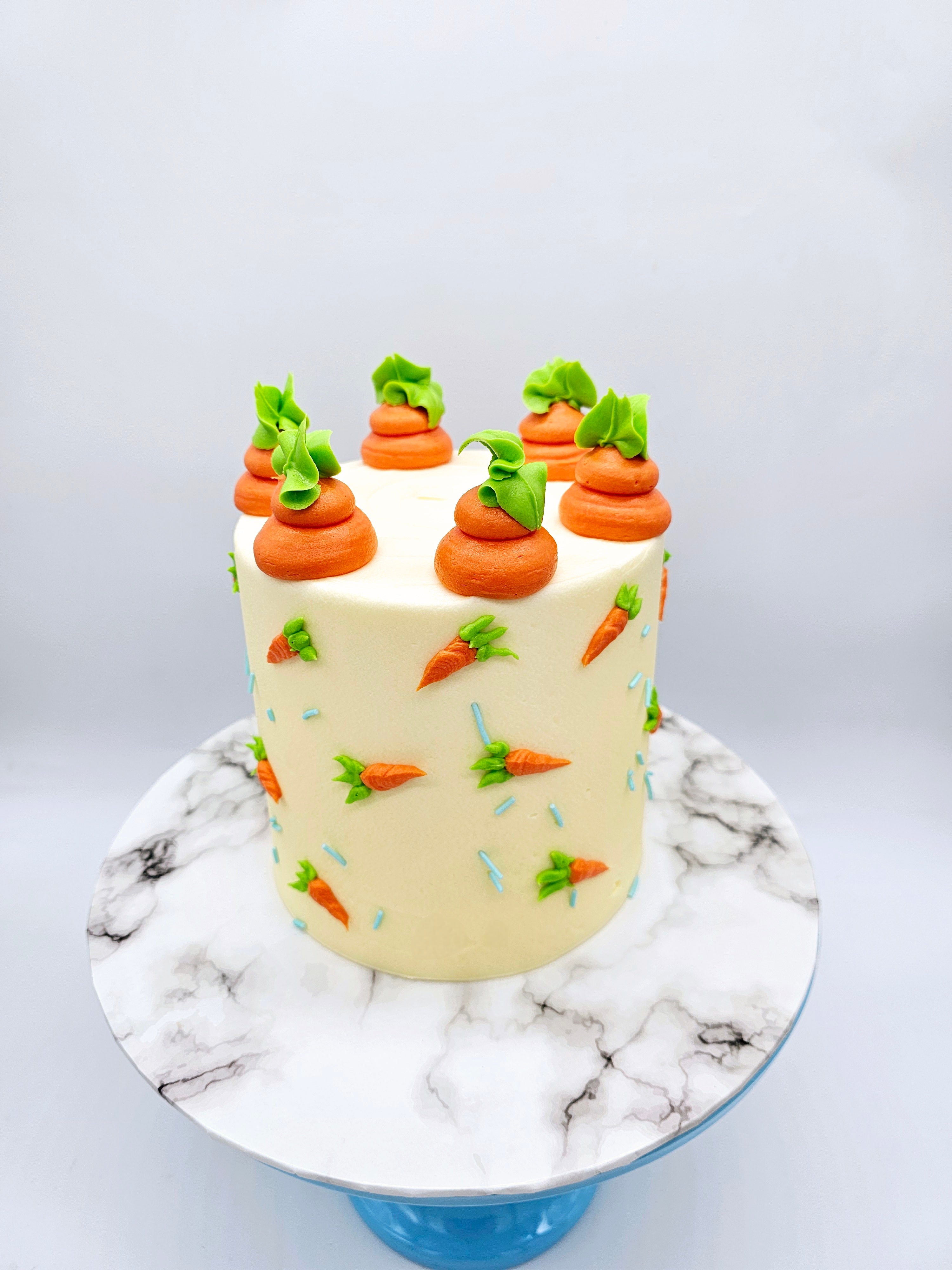 Carrot Garden Delight – Easter Buttercream Cake - Cake Secret
