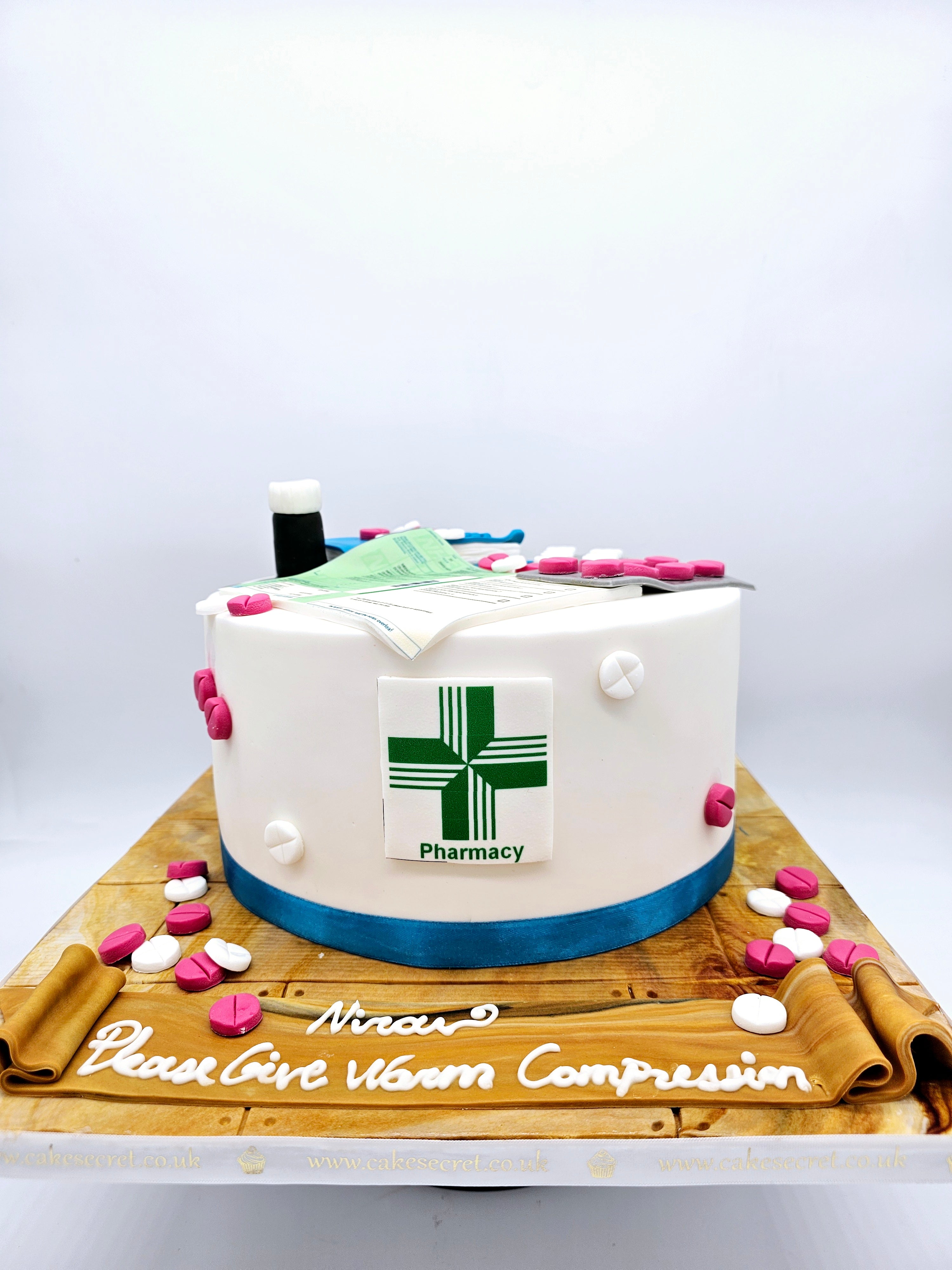 Gluten-Free Pharmacy Birthday Cake - Cake Secret