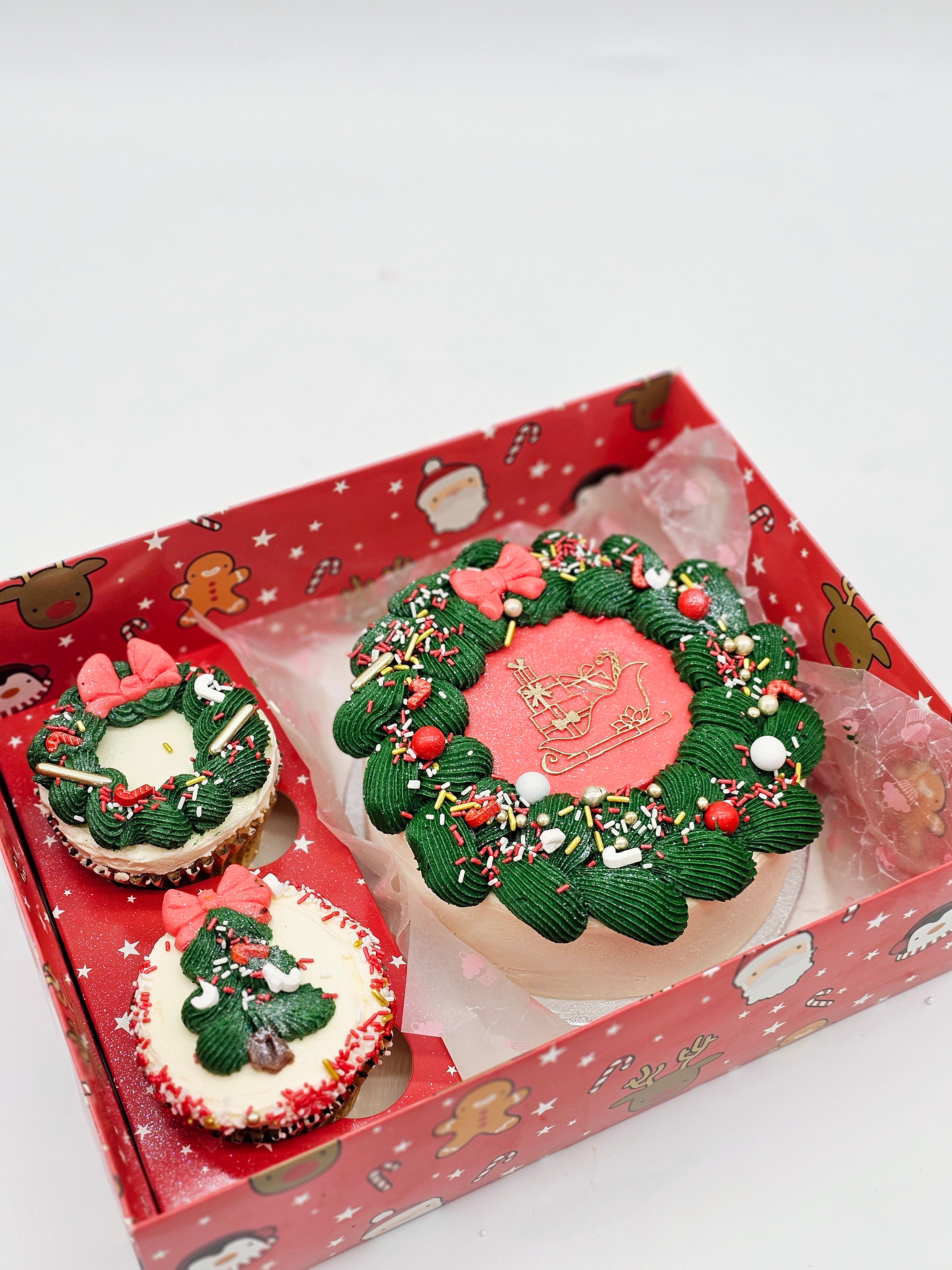 Christmas Mini Cake Gift Set - Cake Secret