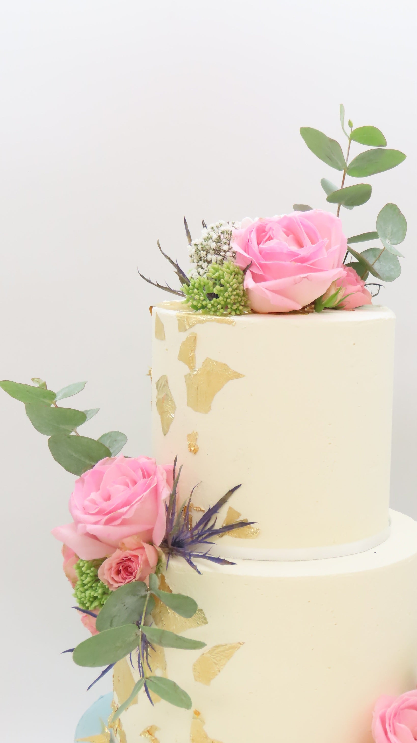 Gilded Garden Wedding Cake - Cake Secret
