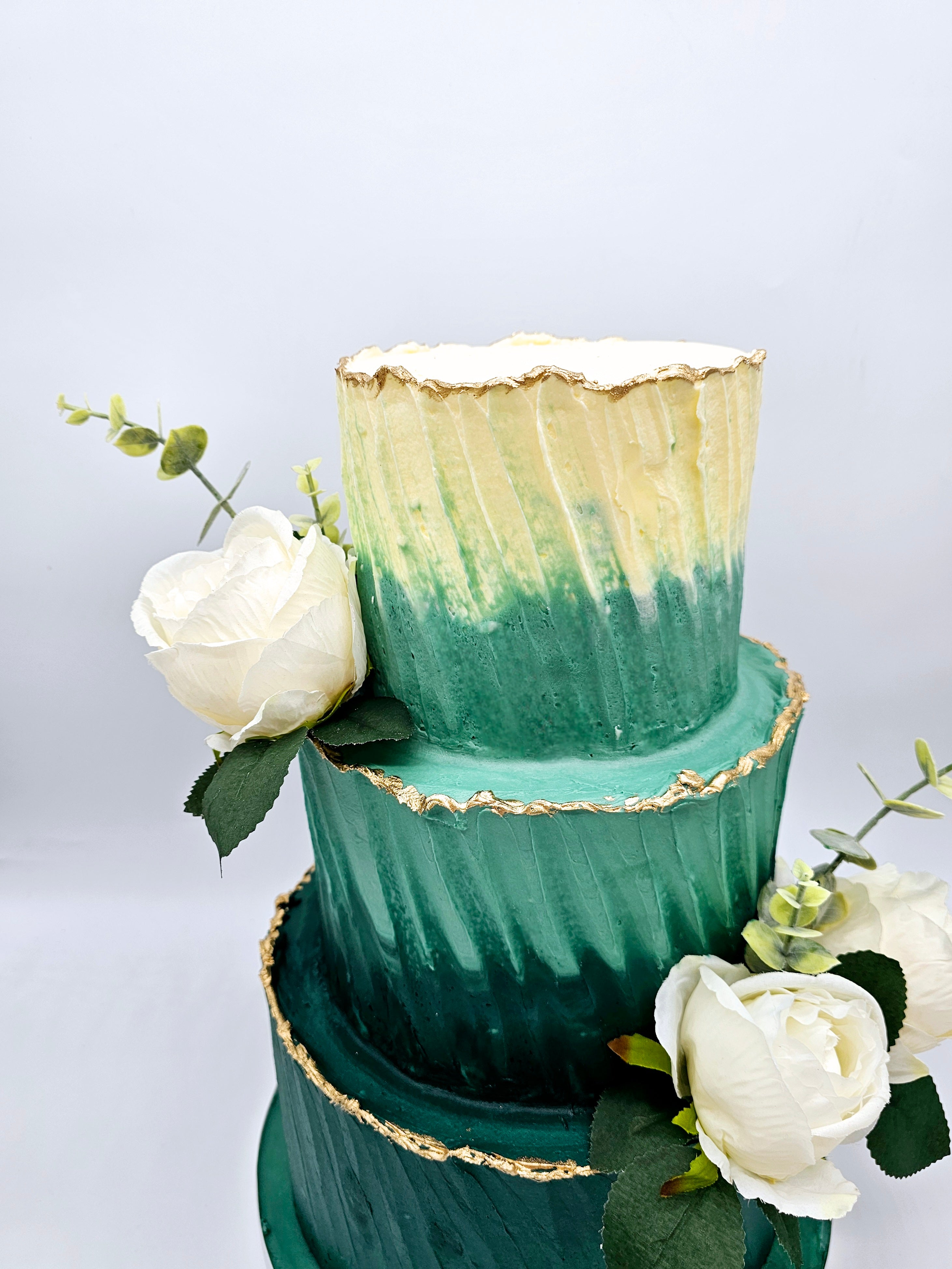 Ombre Bliss Buttercream Wedding Cake - Cake Secret