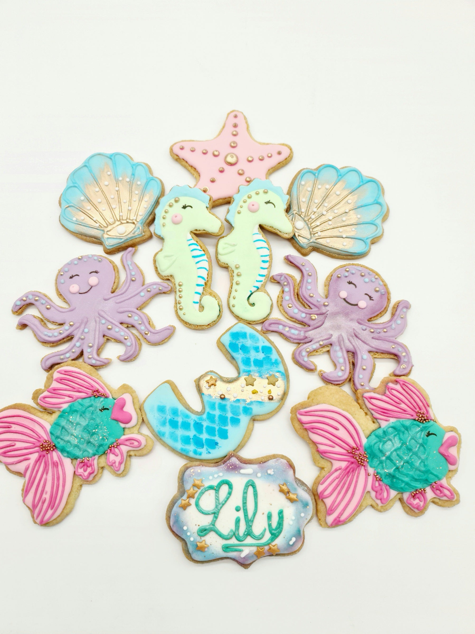 Dive Into Delight Under The Sea Themed Sugar Cookies - Cake Secret