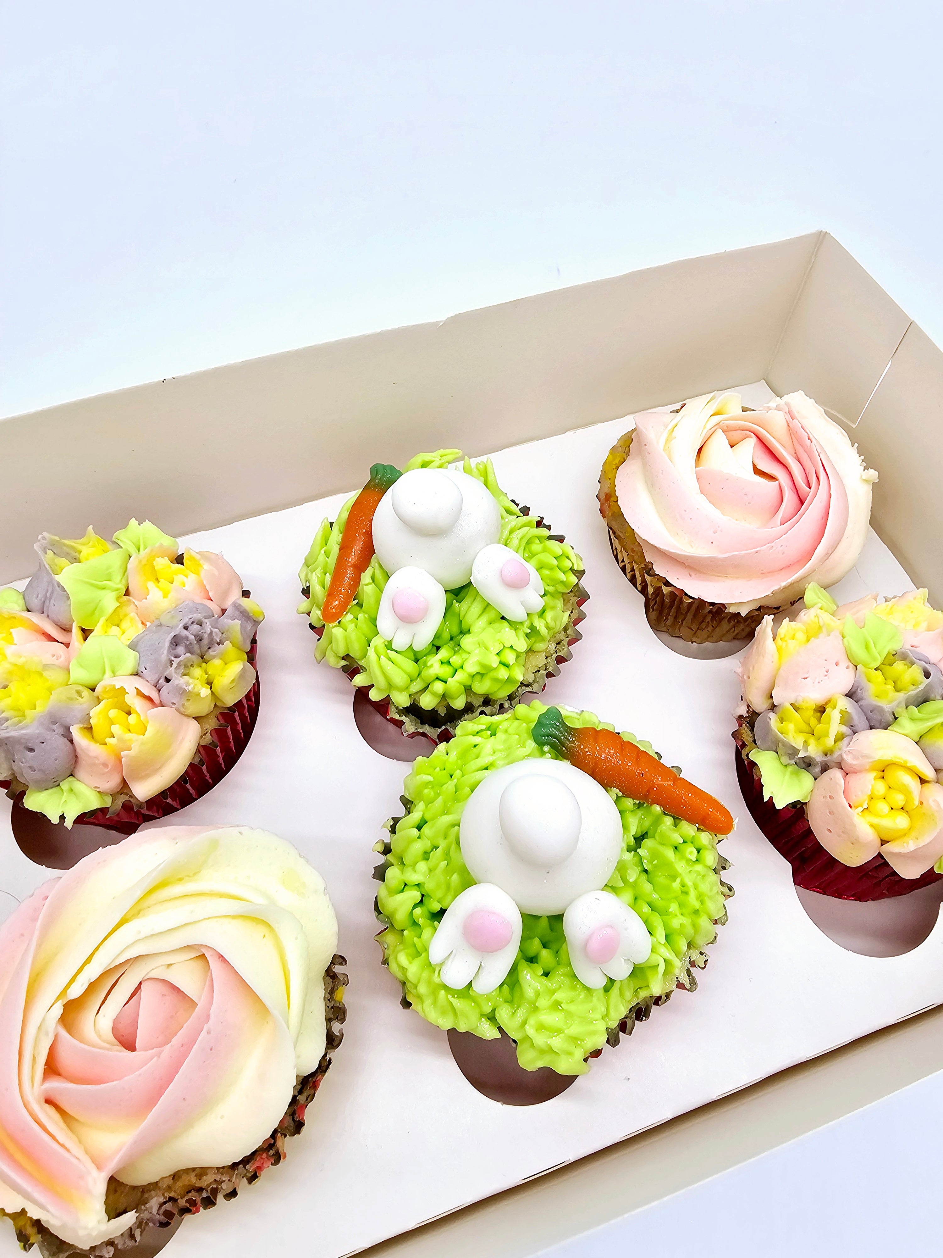 Easter Bunny Bum Cupcake Delights - Cake Secret