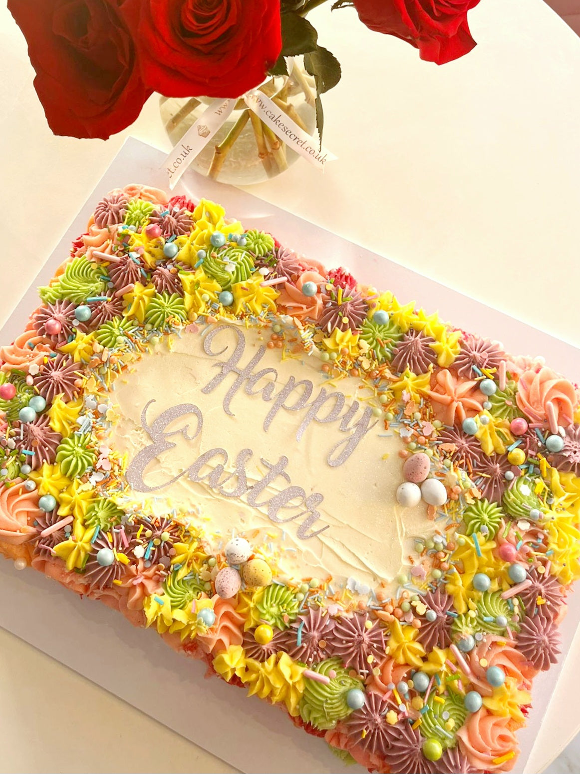 Easter Joy Sheet Cake - Cake Secret