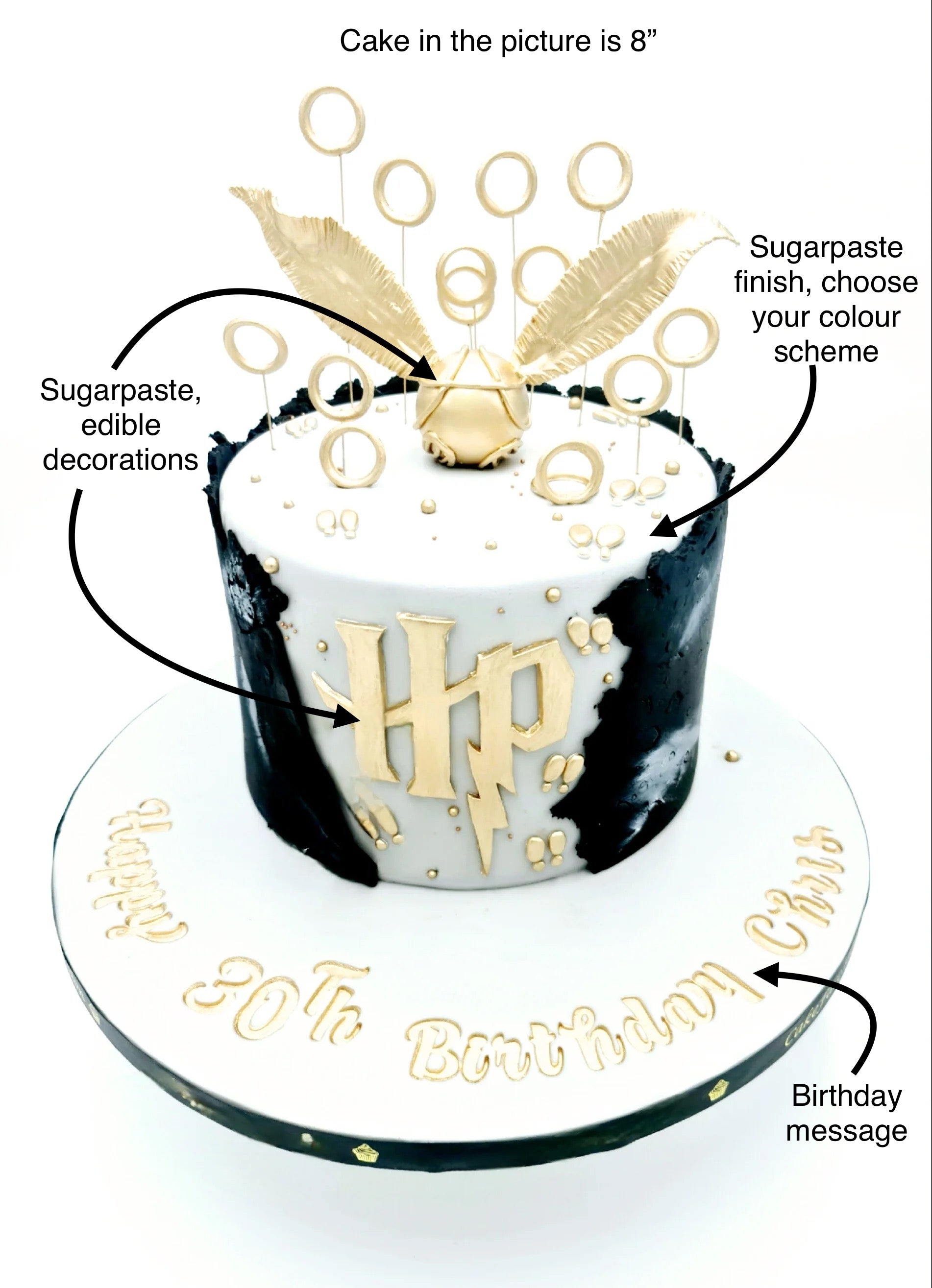 Eggless Wizard's Delight Cake - Cake Secret