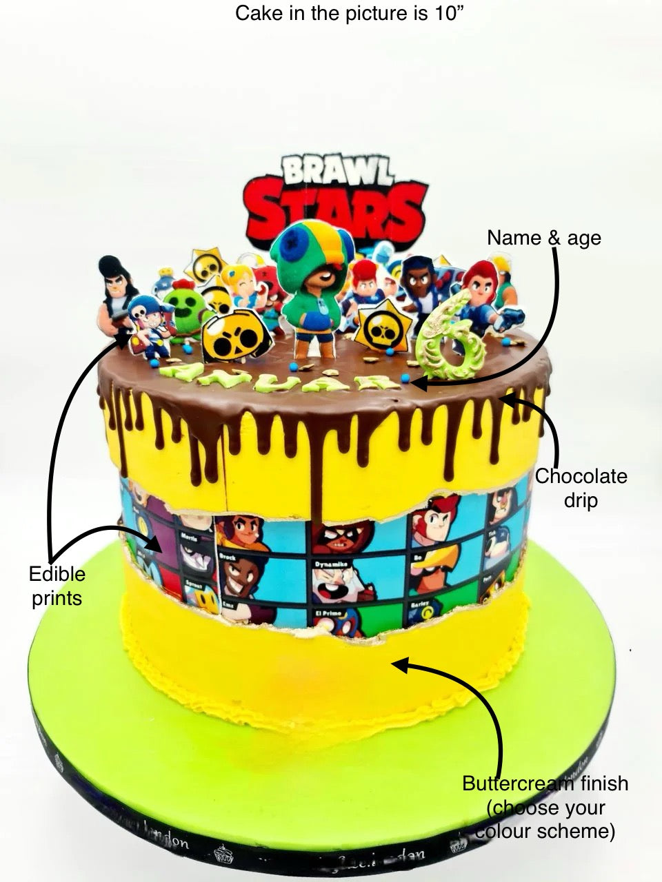 Gluten-Free Brawl Stars Battle Cake - Cake Secret