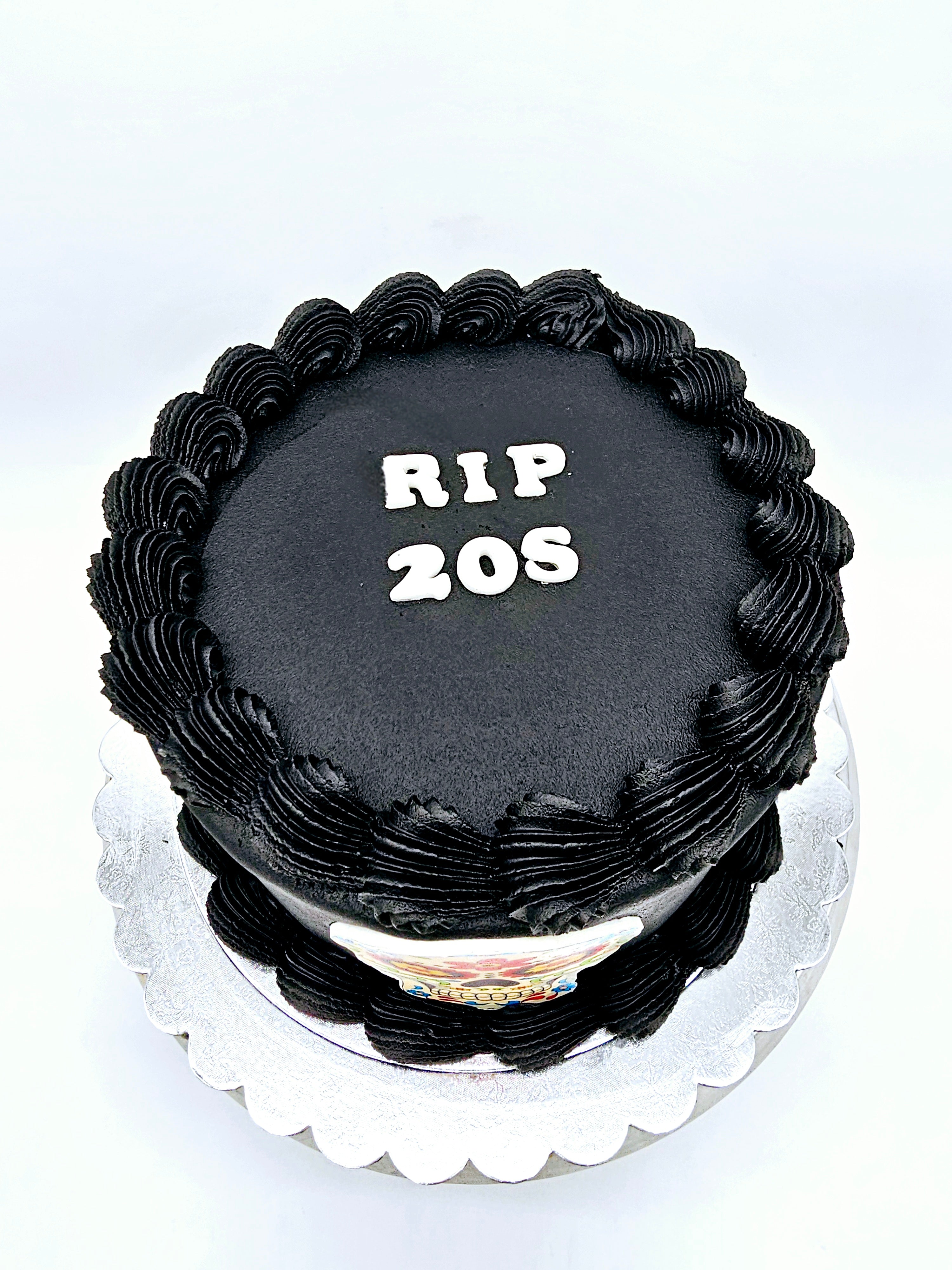 Eggless R.I.P. Sugar Skull Cake - Cake Secret