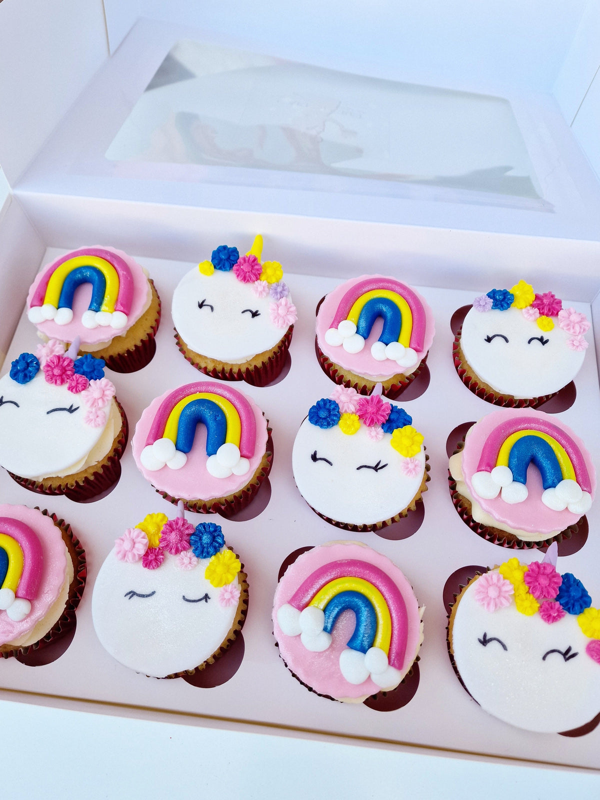 Gluten-Free Magical Whimsy Unicorn Cupcakes Adorned With Vibrant ...