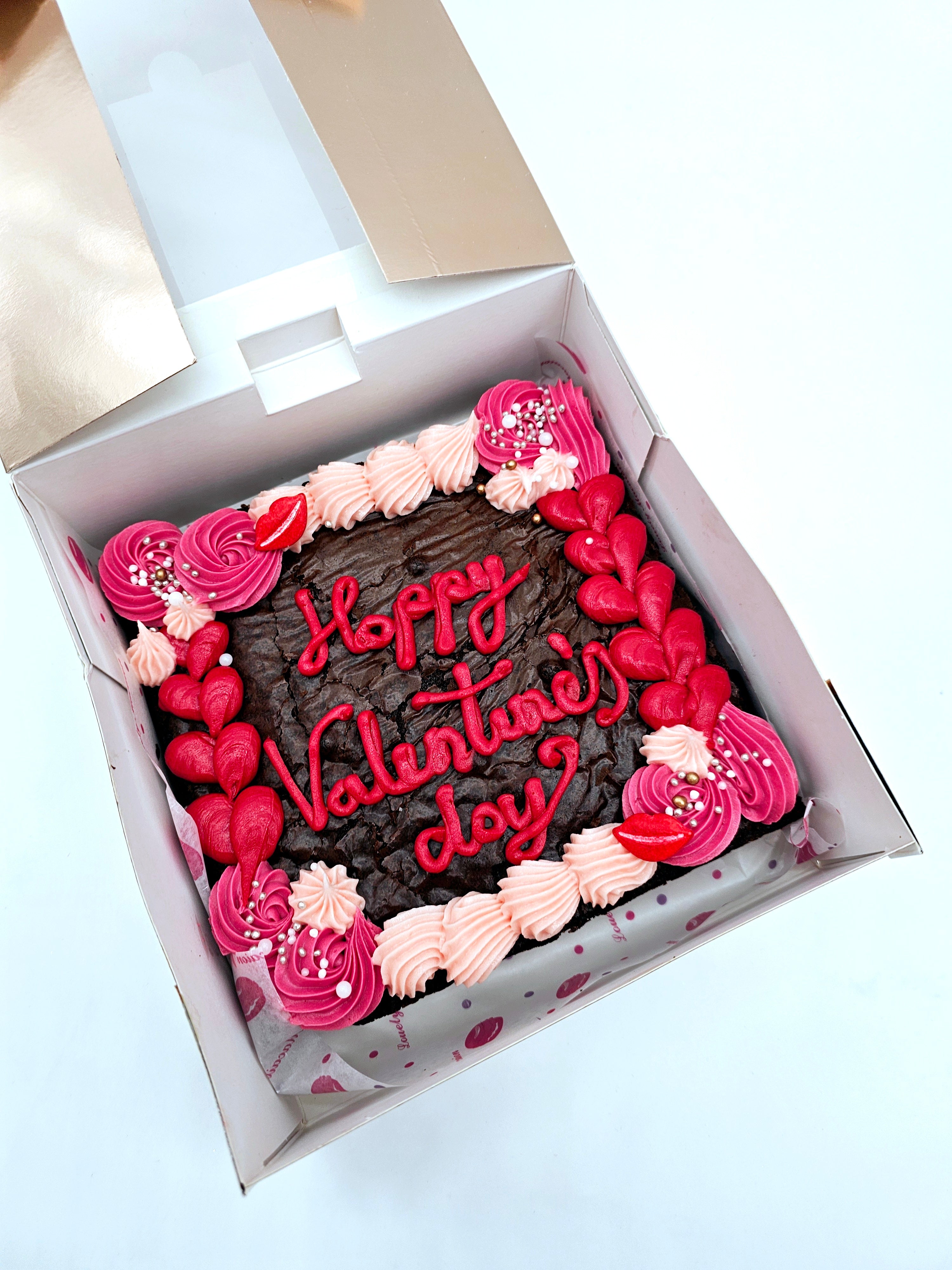 Valentine’s Day Brownie Delight - Cake Secret