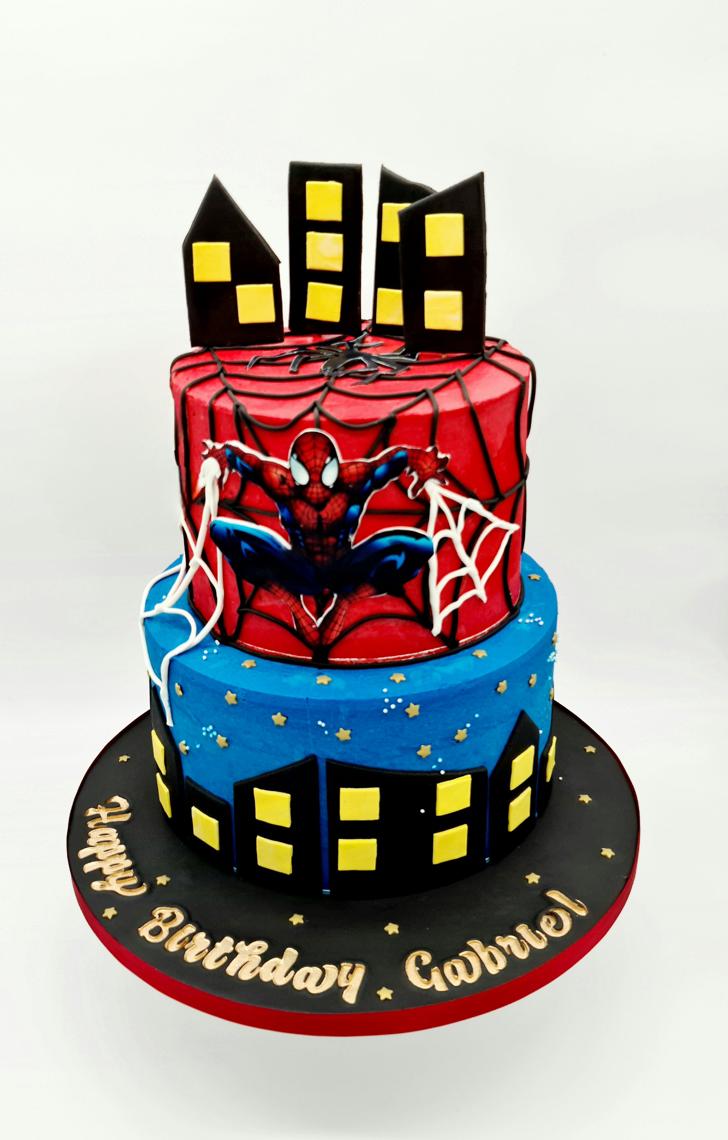 Vegan Spidey Spectacular Birthday Cake - Cake Secret
